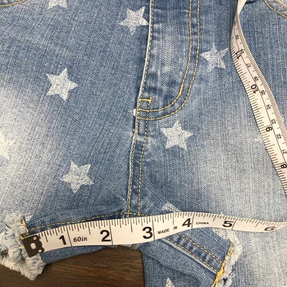 Ob Sess Girls Star Denim Short Size 12 - Picture 12 of 12
